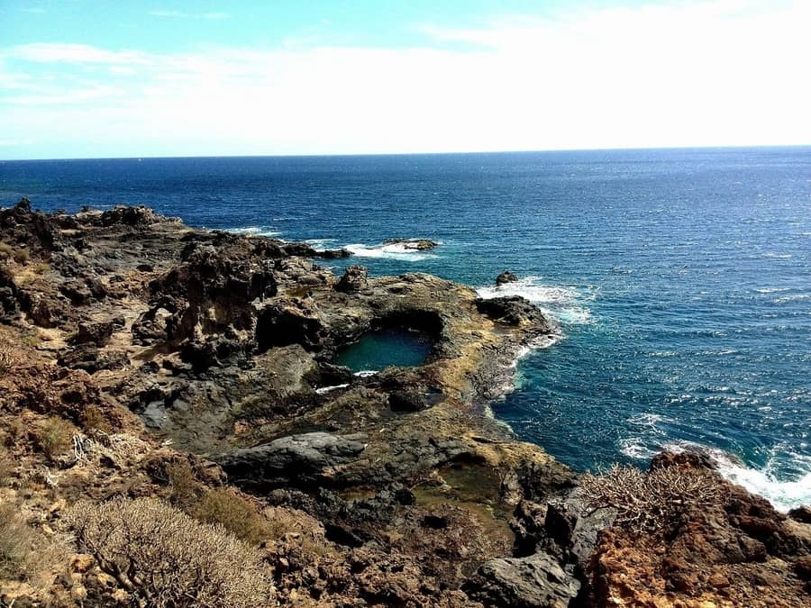 Piscinas Naturales Los Abrigos, qué hacer en El Médano Tenerife