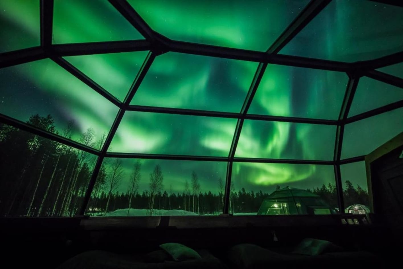 Arctic Snowhotel & Glass Igloos, finland northern lights hotels
