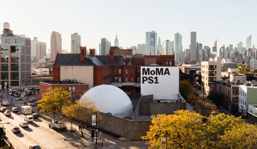 Exterior of MoMA PS1, museums in queens new york