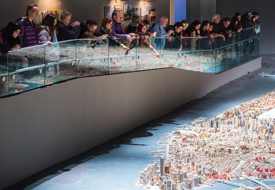 Panorama of the City of New York, Queens Museum, place in queens