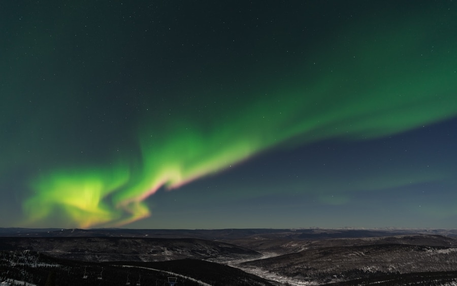 Lugares para ver la aurora boreal en alaska, auroras boreales en alaska
