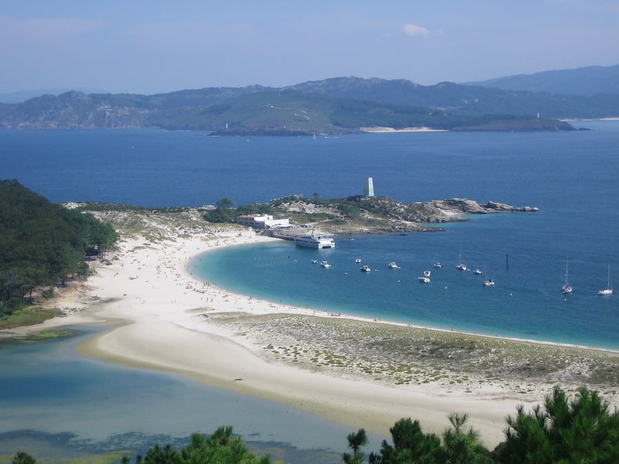 Cíes Islands, most beautiful places in northern spain