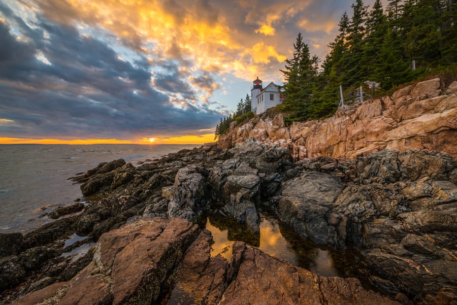 Acadia National Park, best cross country road trips from nyc
