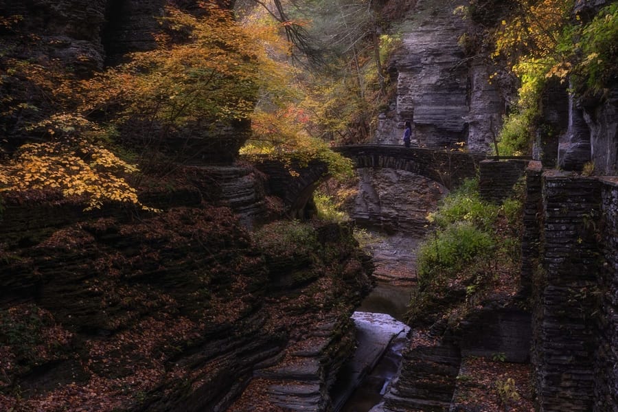 Robert H. Treman State Park, estado de nueva york mapa