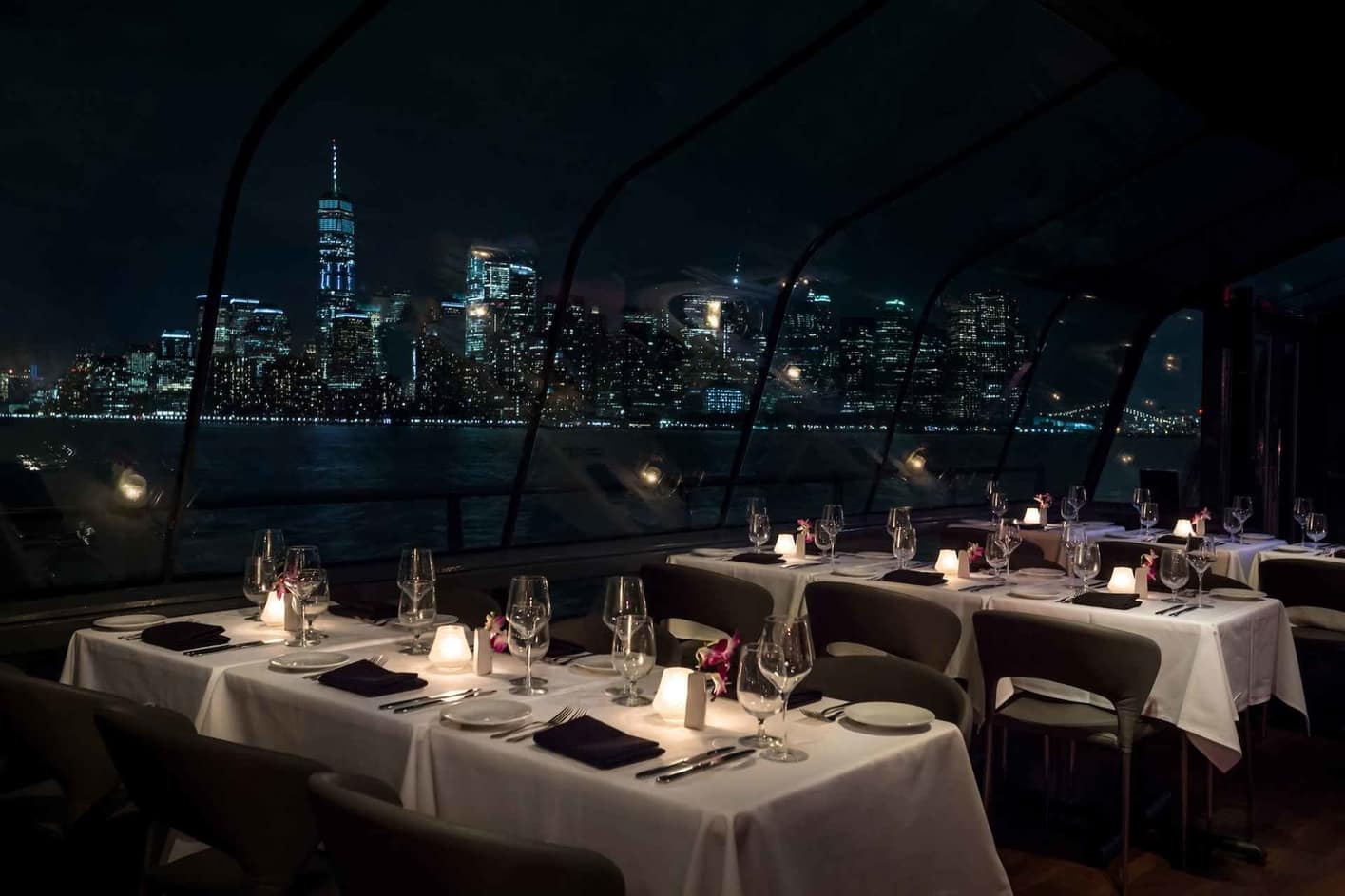 New York dinner cruise, food tours in nyc