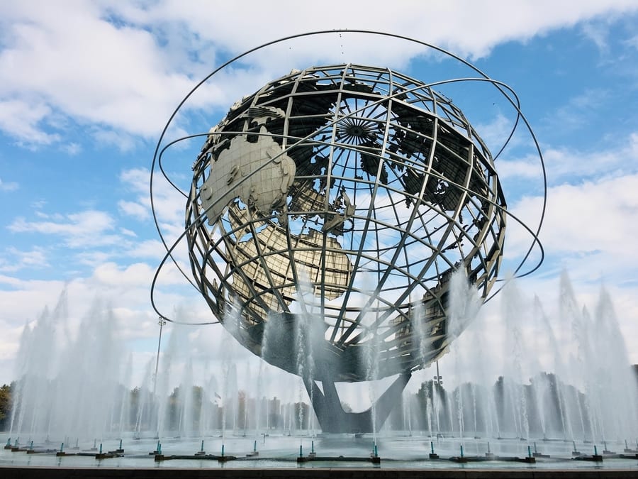 Unisphere at Flushing Meadows Corona Park, most diverse borough in nyc