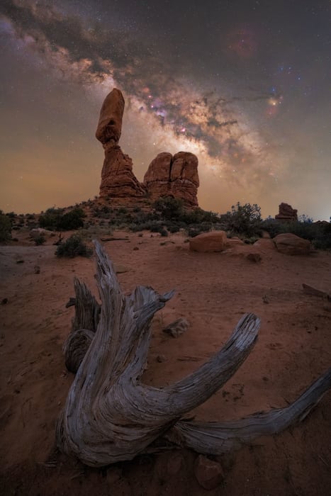 Vertorama de la via lactea