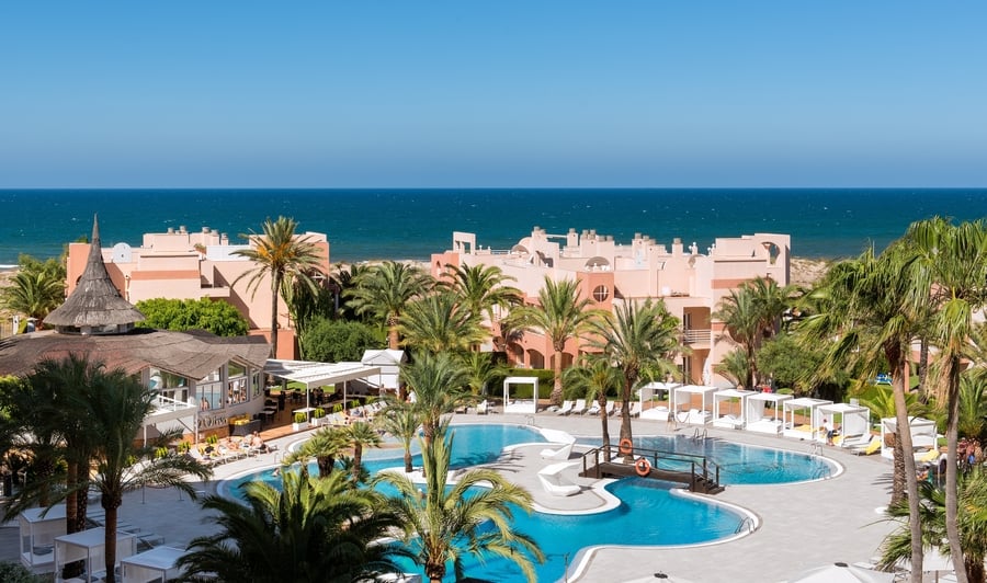 Oliva Nova Beach & Golf Hotel, hoteles primera linea de playa todo incluido España
