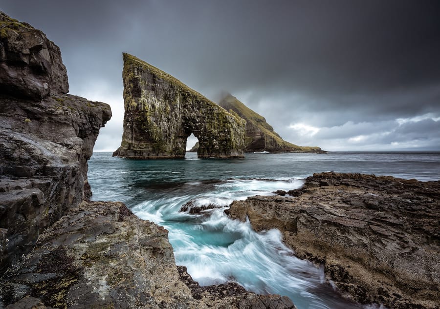Coastal scenes Faroe Islands