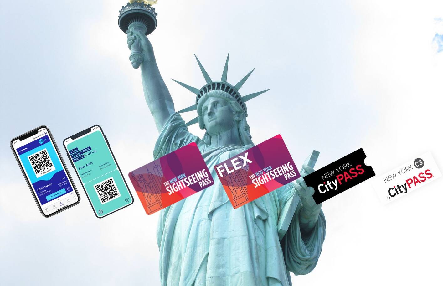Statue of Liberty, NYC sightseeing passes which is best
