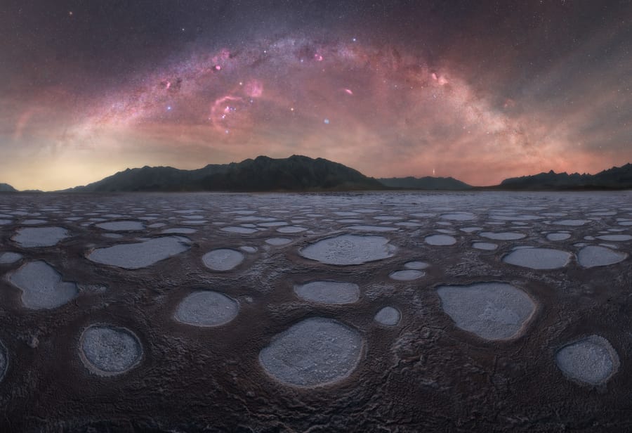 Winter Milky Way panoramas, how to photograph