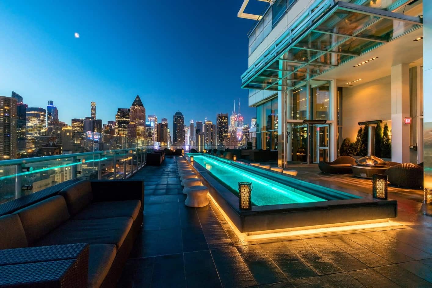 The Press Lounge, best rooftop restaurants nyc