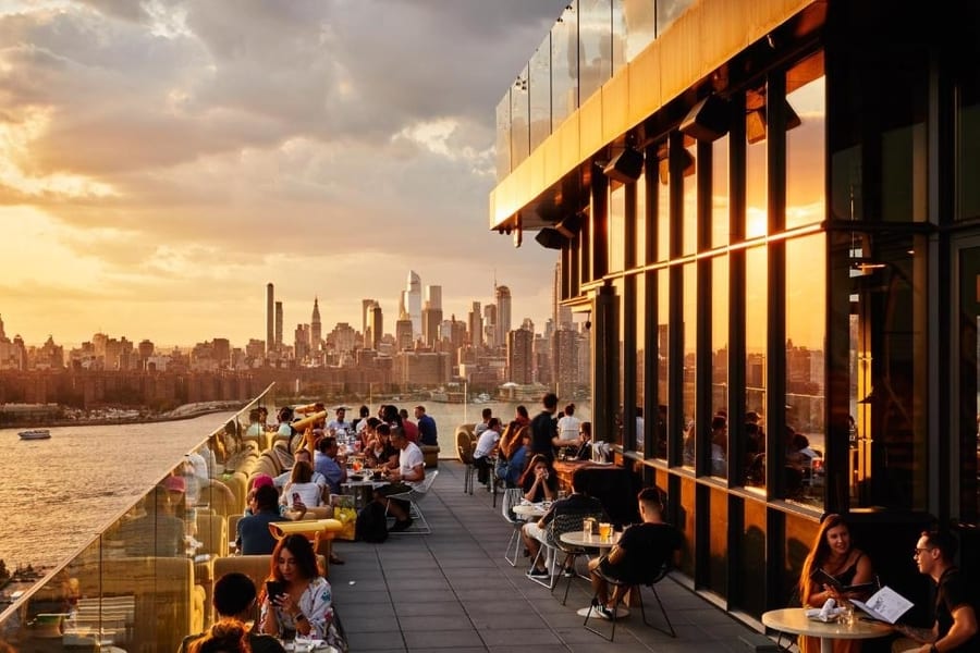 Westlight, affordable rooftop bar nyc