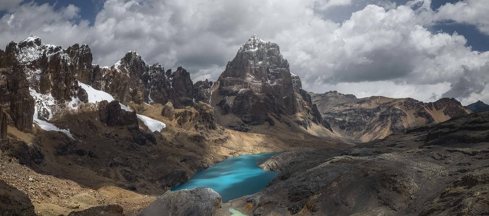 Hiking in the Peruvian Andes with a guide, photography tour
