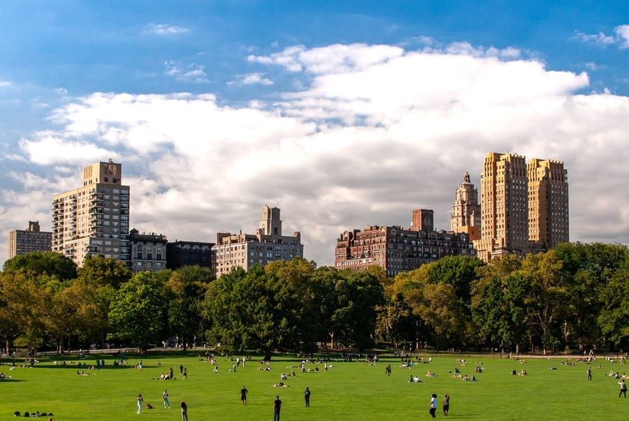 Sheep Meadow, places in central park