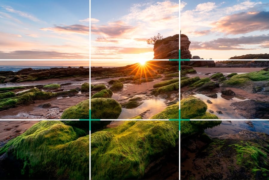Rule of thirds in landscape photography