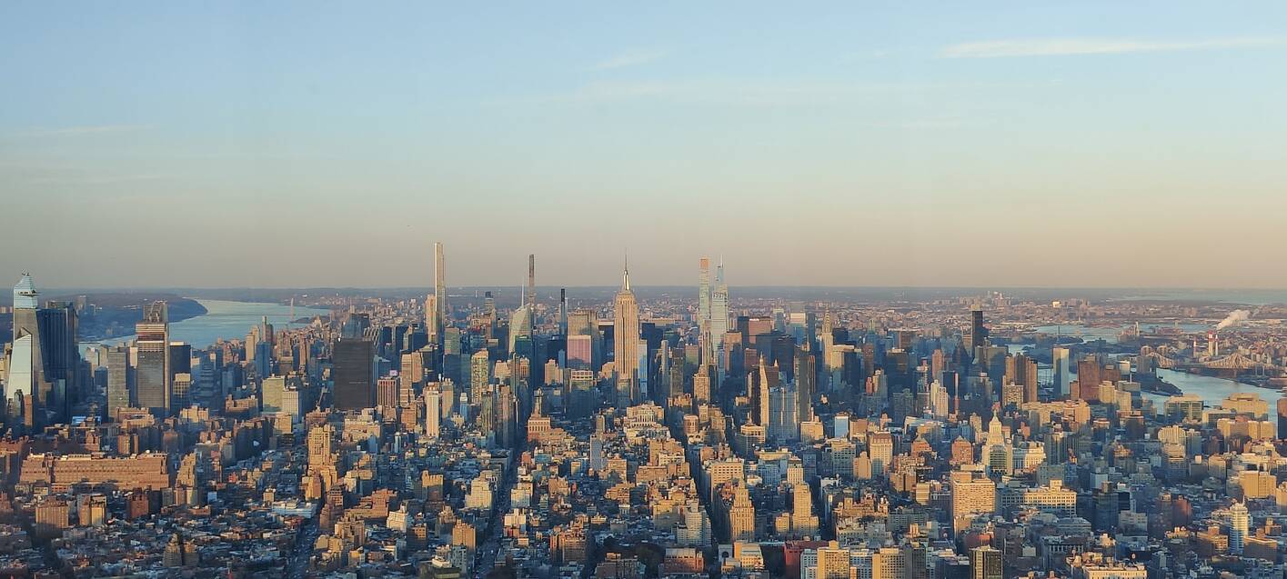 One World Trade Center, NYC Skyline Views from Downtown Manhattan