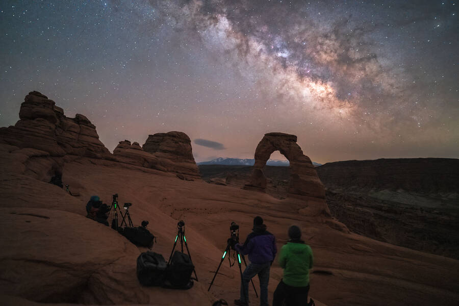 Arches and Canyonlands National Park in Utah astrophotography workshop