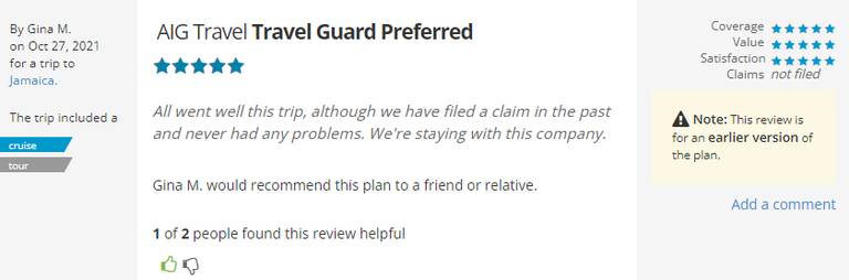 AIG review, best health travel insurance