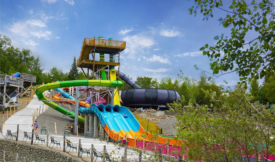 Enchanted Forest Water Safari, biggest water park in New York