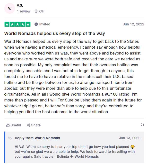 World Nomads review, travel insurance providers