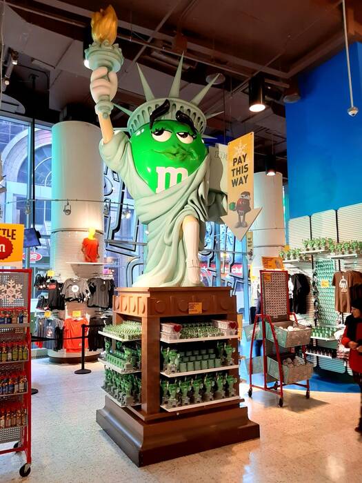 M&M’s World, uno de los lugares geniales que visitar en Times Square 