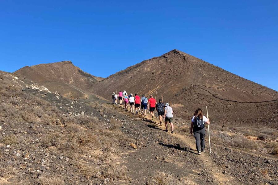 Caldera de Gayria, uno de los mejores volcanes en Fuerteventura para hacer senderismo