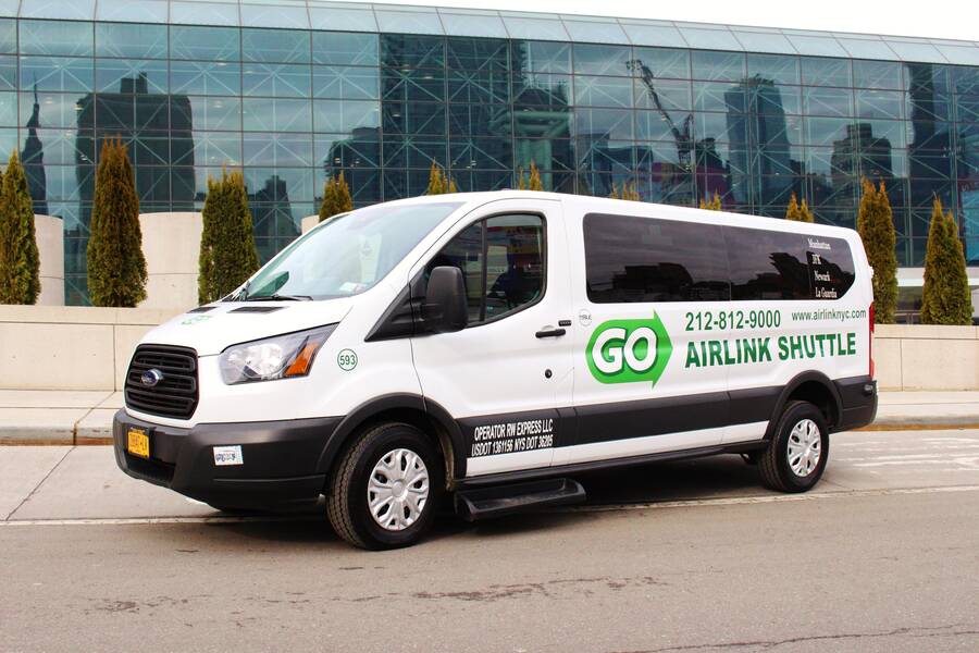 GO Airlink shuttle, 10 day nyc itinerary