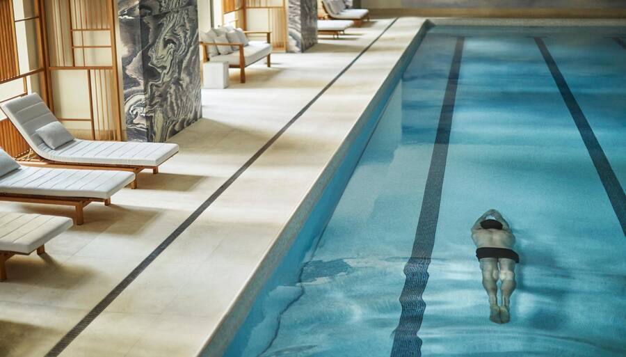 Four Seasons Hotel New York Downtown, best indoor hotel pools nyc