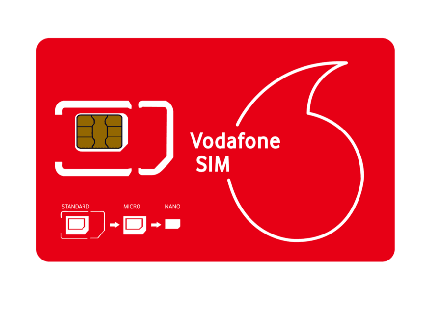 Vodafone SIM, otra de las tarjetas SIm de Egipto