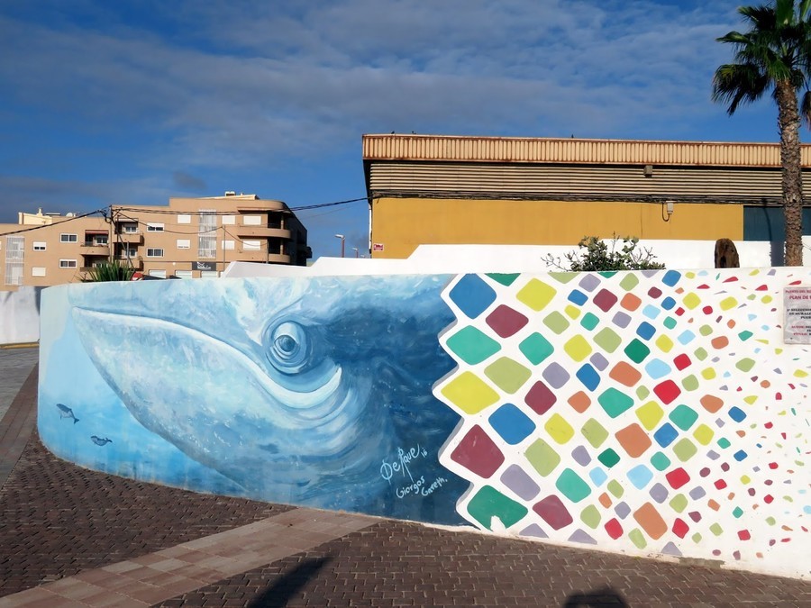 Murales y arte callejero en Puerto del Rosario, algo divertido que ver