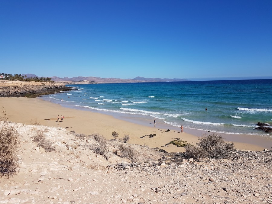 Playa Esmeralda Norte, costa calma fuerteventura naturist beach