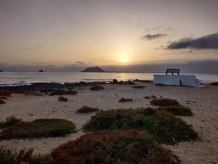 Playa Los Verilitos, una playa urbana en Corralejo Fuerteventura