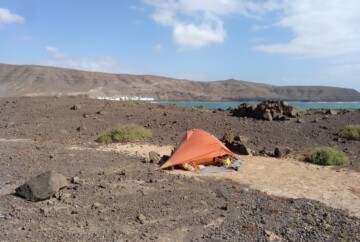 Se puede acampar en Fuerteventura pero hay zonas delimitadas para ello