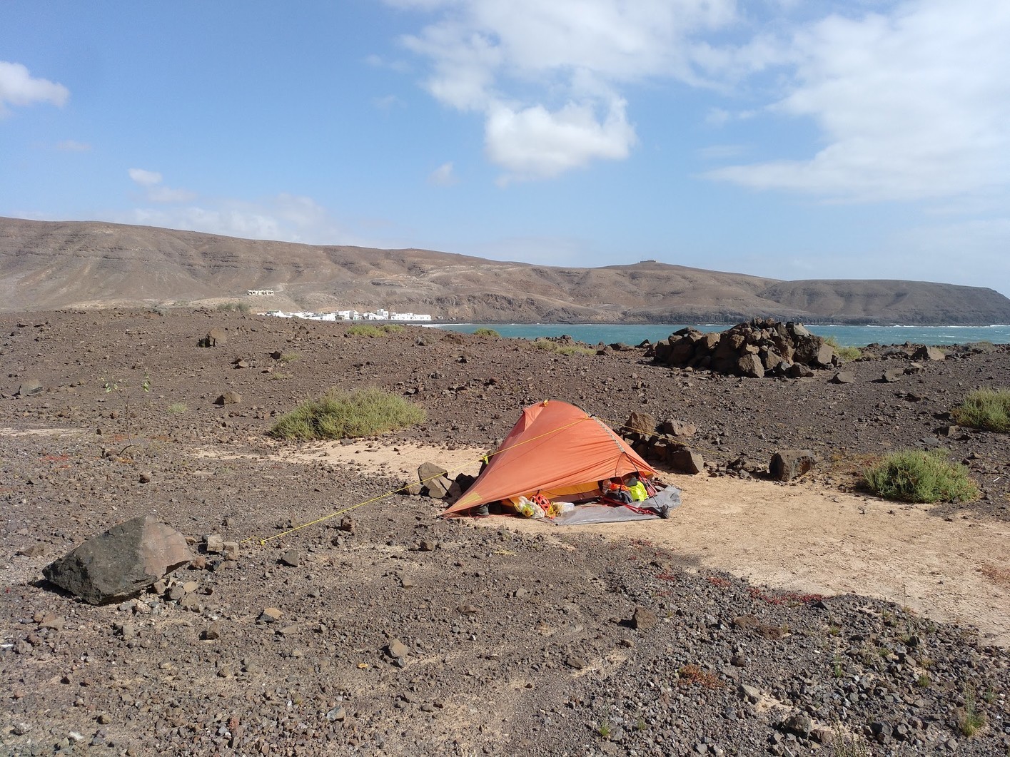 Se puede acampar en Fuerteventura pero hay zonas delimitadas para ello
