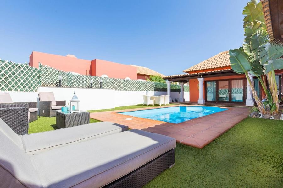 Villa Corralejo Beach, unas villas en Corralejo, Fuerteventura, con piscina privada