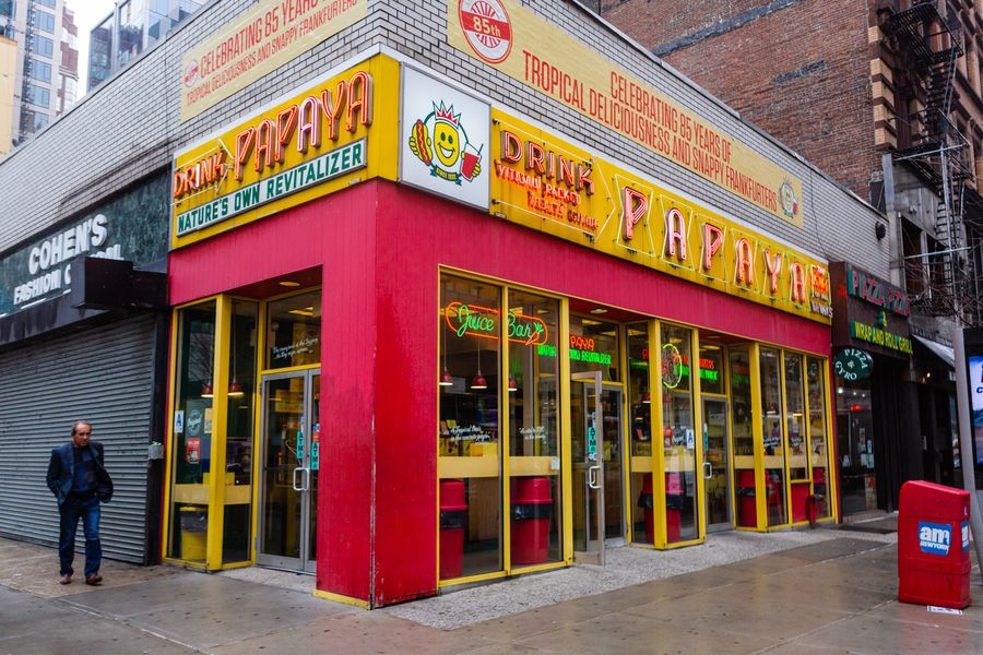 Papaya King, uno de los mejores restaurantes en Upper East Side en Nueva York