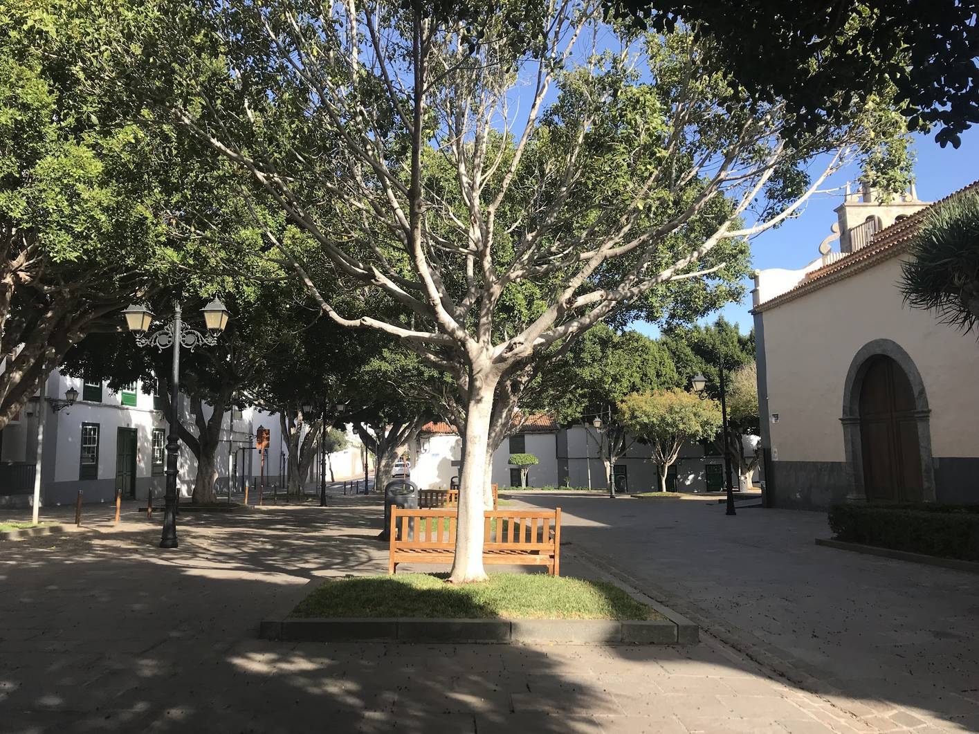 Plaza del Cristo de la Salud, Arona Tenerife pueblo