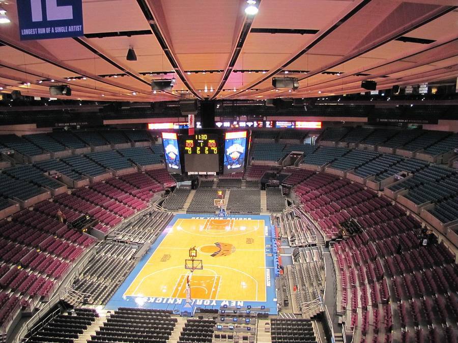 MSG basketball court, all access tour madison square garden ny