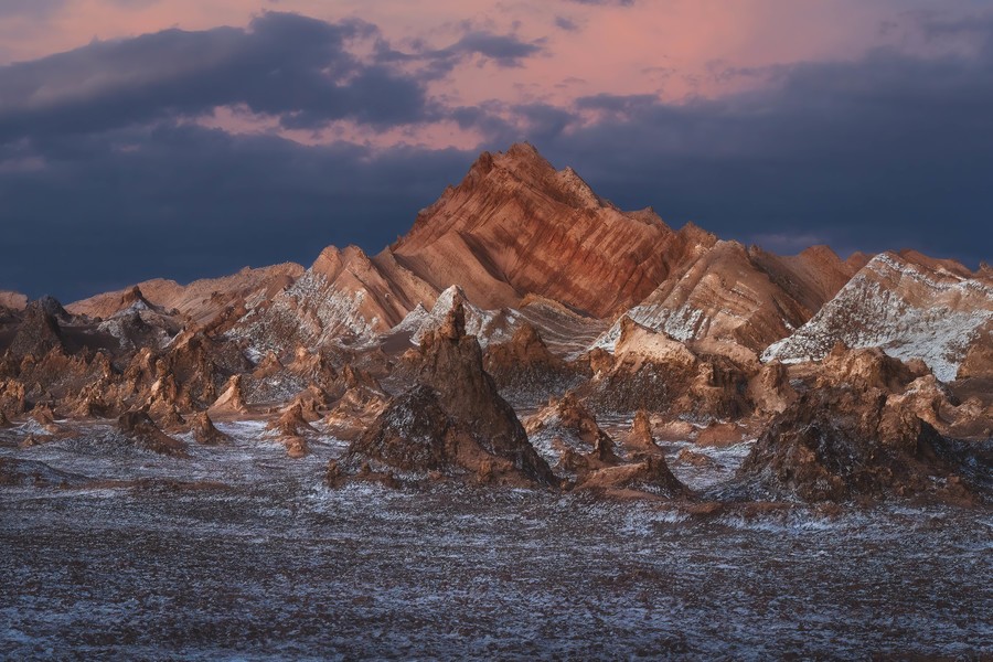 Badlands in the Vallecito area of Atacama