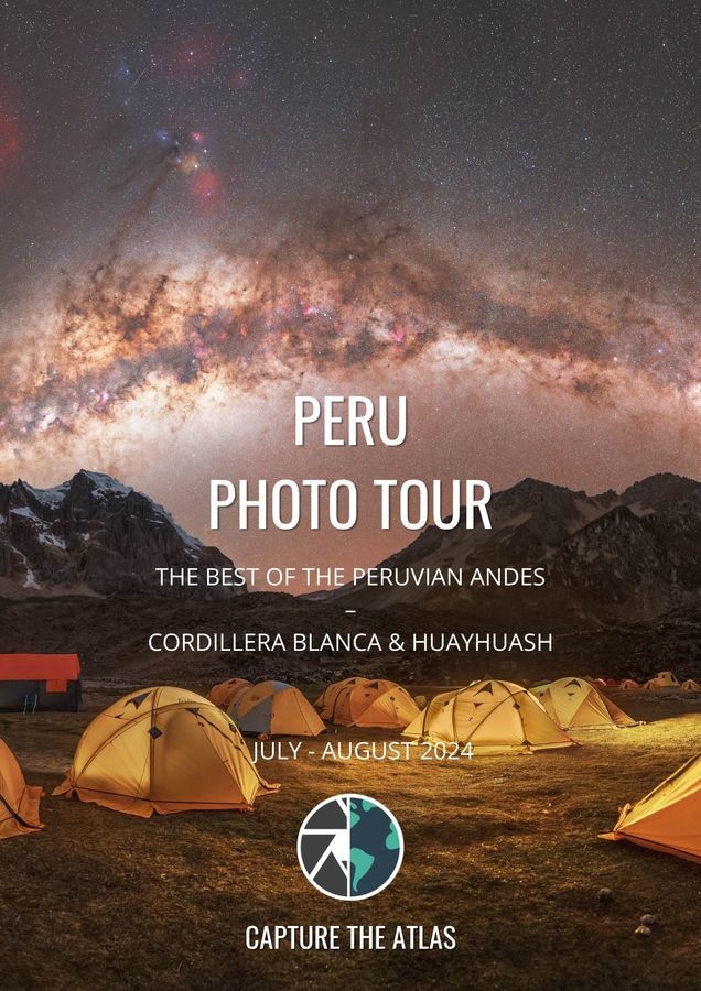 Peruvian Andes photo tour brochure