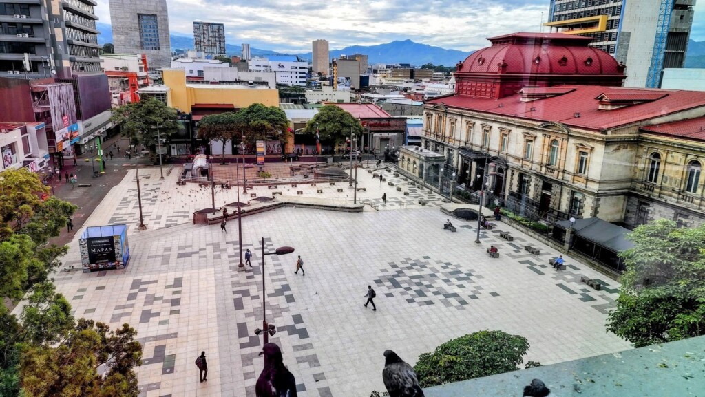 Plaza de la Cultura, a very famous tourist attraction in San José Costa Rica