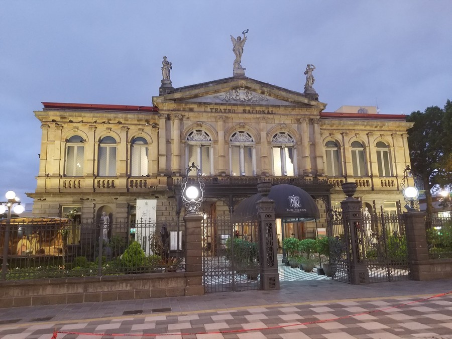 The National Theater is one of the essential places to see in San José Costa Rica