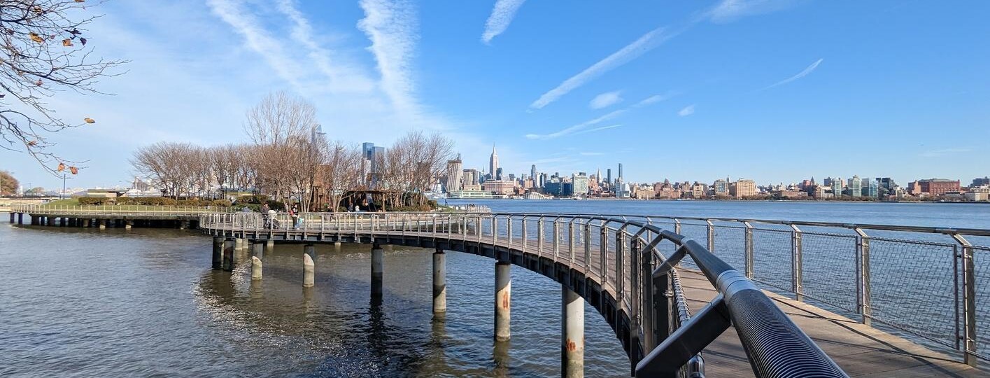 Hoboken Waterfront Walkway, best parks in Hoboken NJ