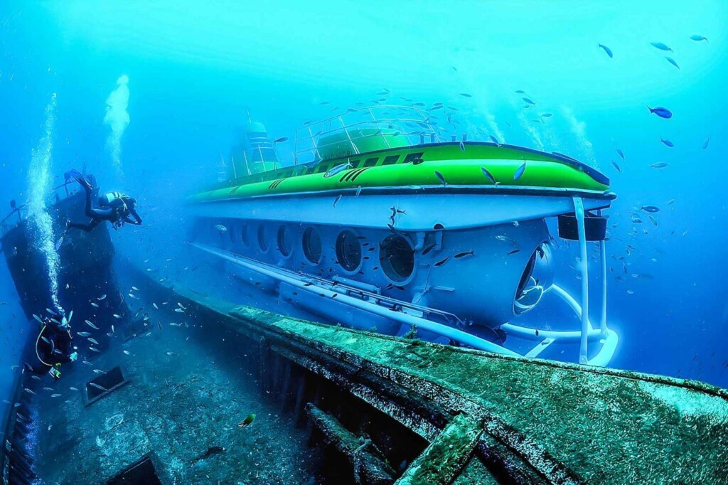 Submarine dive, the best submarine in lanzarote