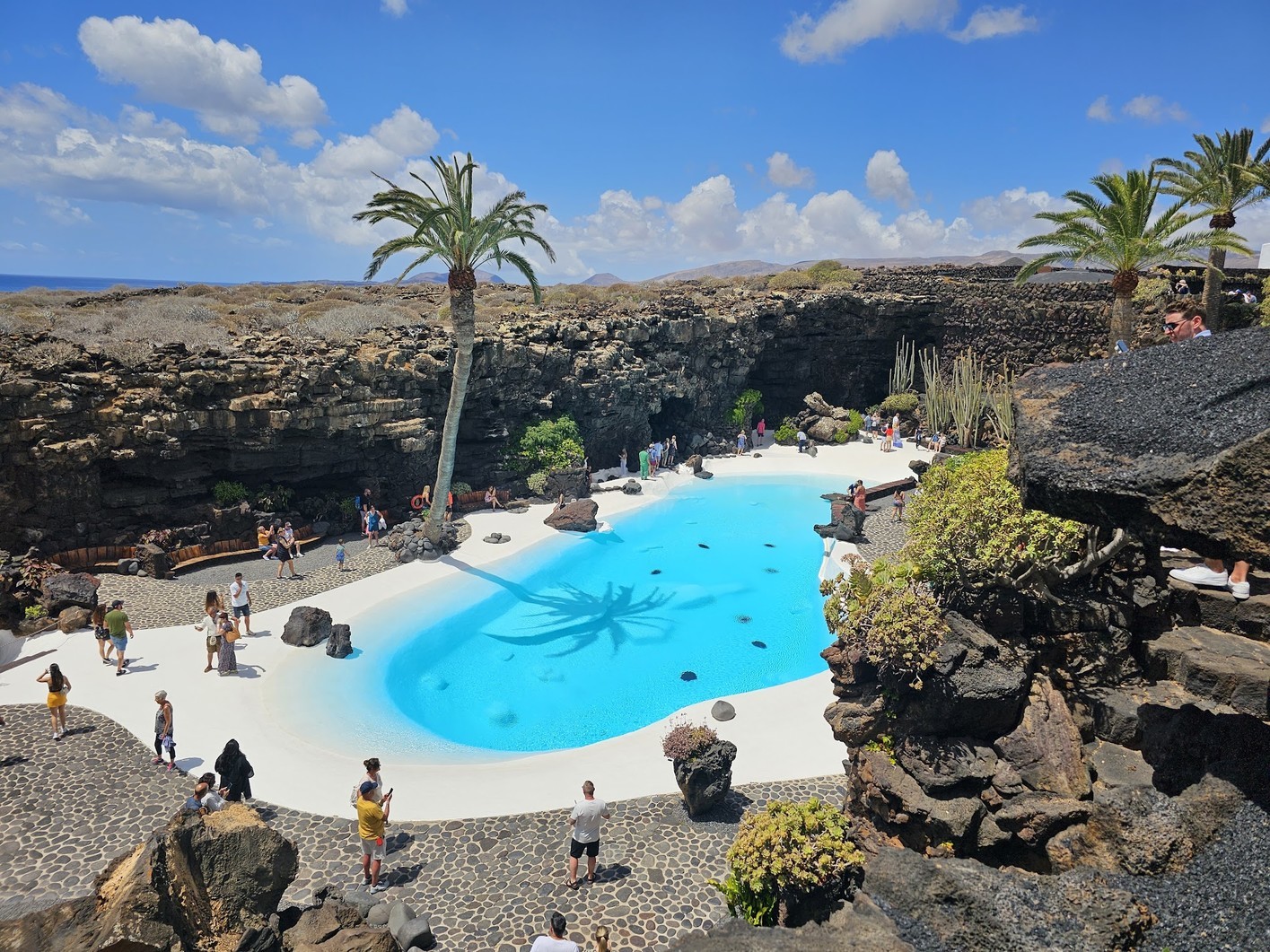 Jameo Grande is where you can see the Jameos del Agua’s pool