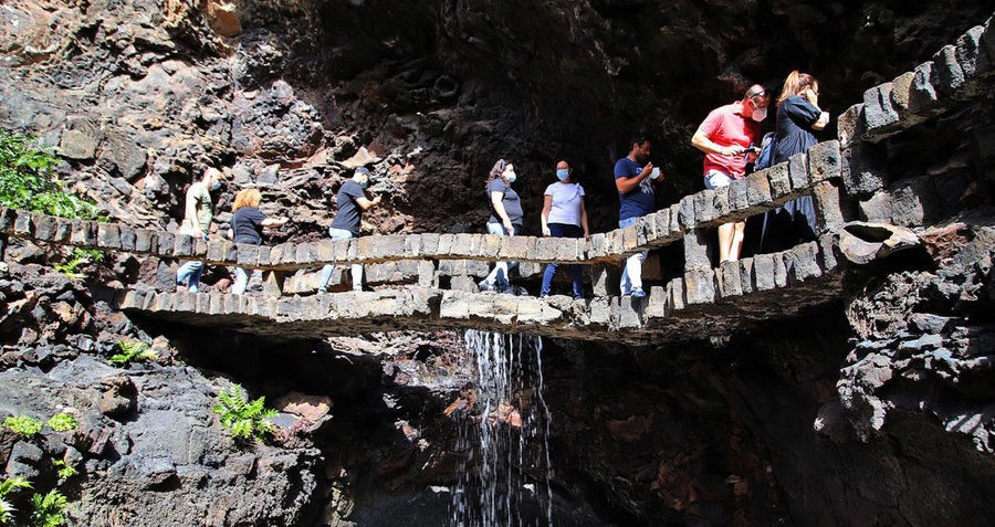 El Jameo de la Cazuela es una zona exclusiva en Jameos del Agua