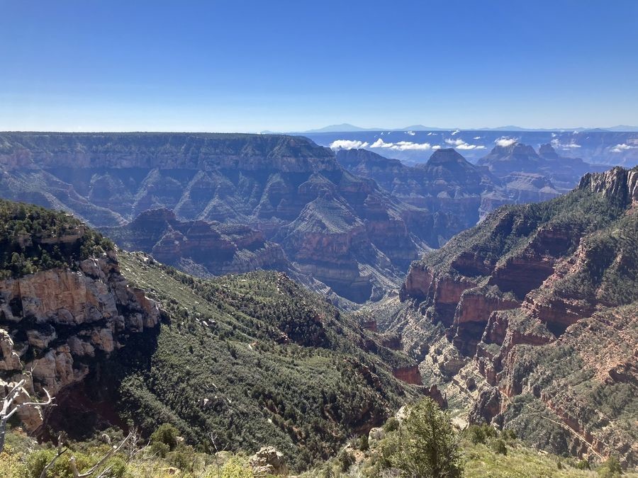Uncle Jim Trail Overlook, one of the best attractions in the Grand Canyon North Rim