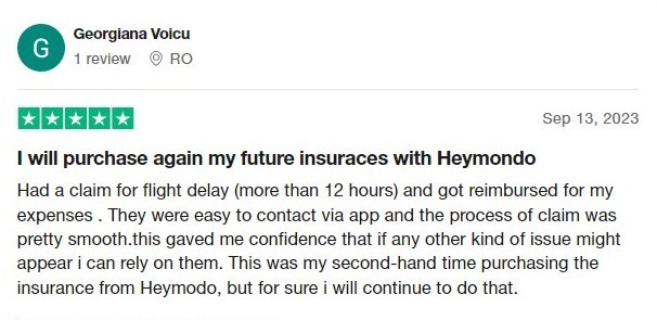 HeyMondo travel Trustpilot, heymondo travel insurance reviews
