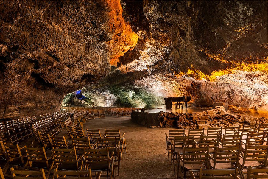 El magnífico Auditorio de la Cueva de los Verdes en Lanzarote